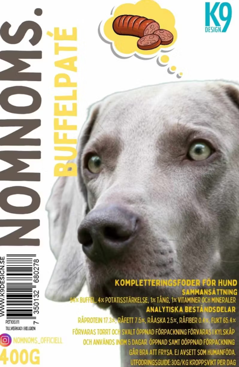 Nom nom korv buffel